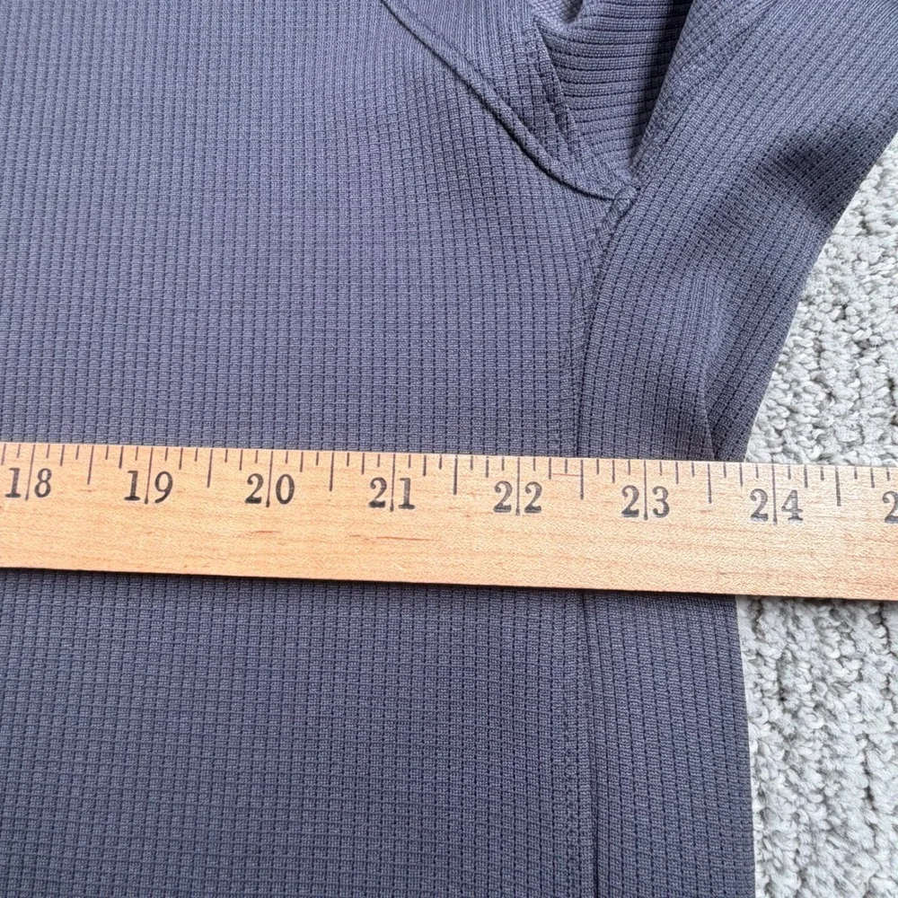 Nike Golf Polo Men XXL Gray Fit Dry 1/4 Zip SS Vented Waffle Knit 206480-060